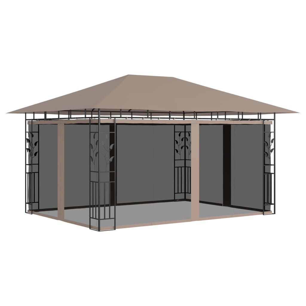 Pavillon Mit Moskitonetz 3X3X2,73 M 180 G/M²