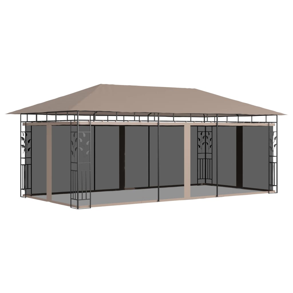 Pavillon Mit Moskitonetz 3X3X2,73 M 180 G/M²