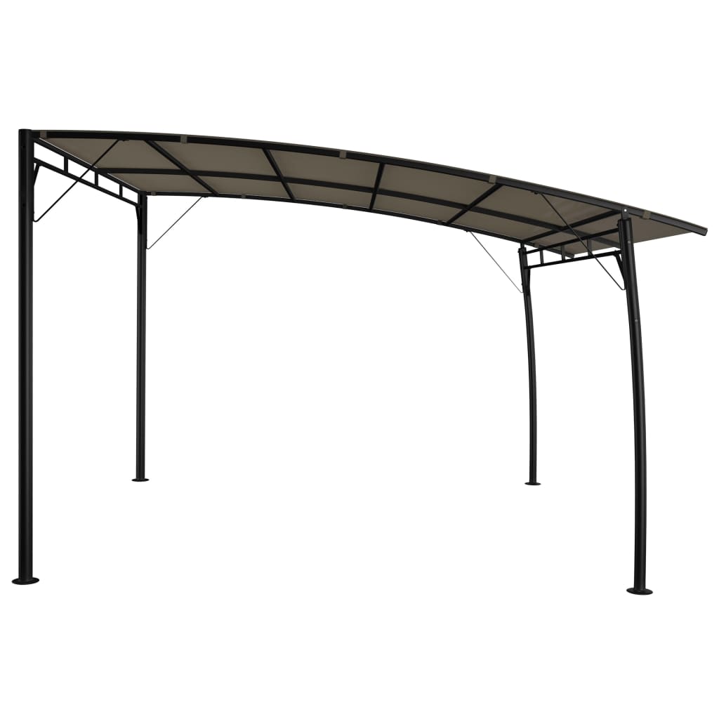 Garten-Sonnenschutz 3X3X2,55 M Taupe