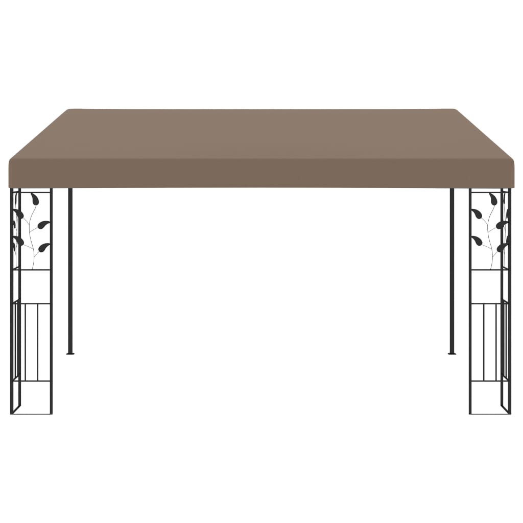Wand-Pavillon 4X3X2,5 M Taupe