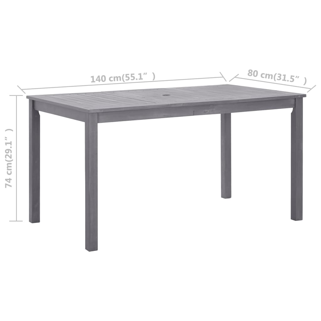 Gartentisch Massivholz Akazie