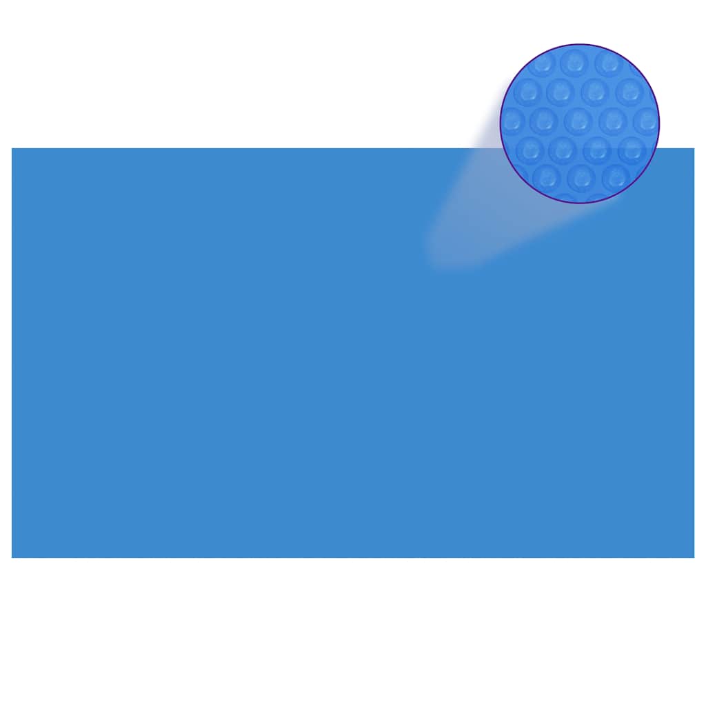 Rechteckige Pool-Abdeckung Pe Blau