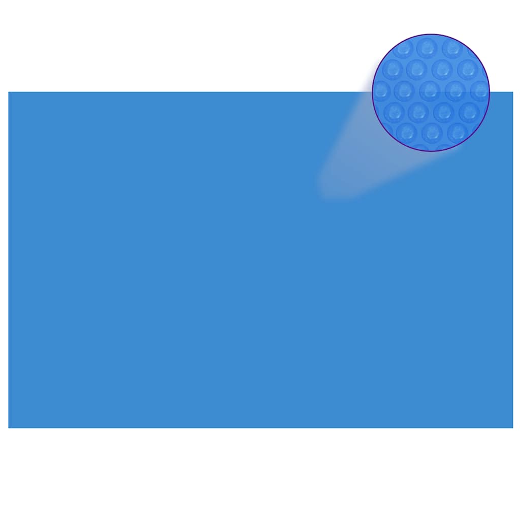 Rechteckige Pool-Abdeckung Pe Blau