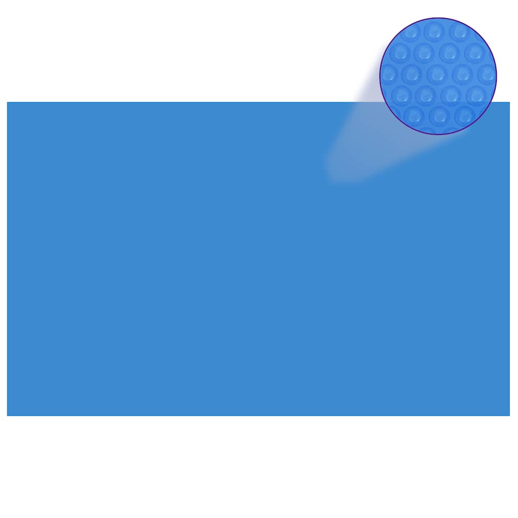 Rechteckige Pool-Abdeckung Pe Blau