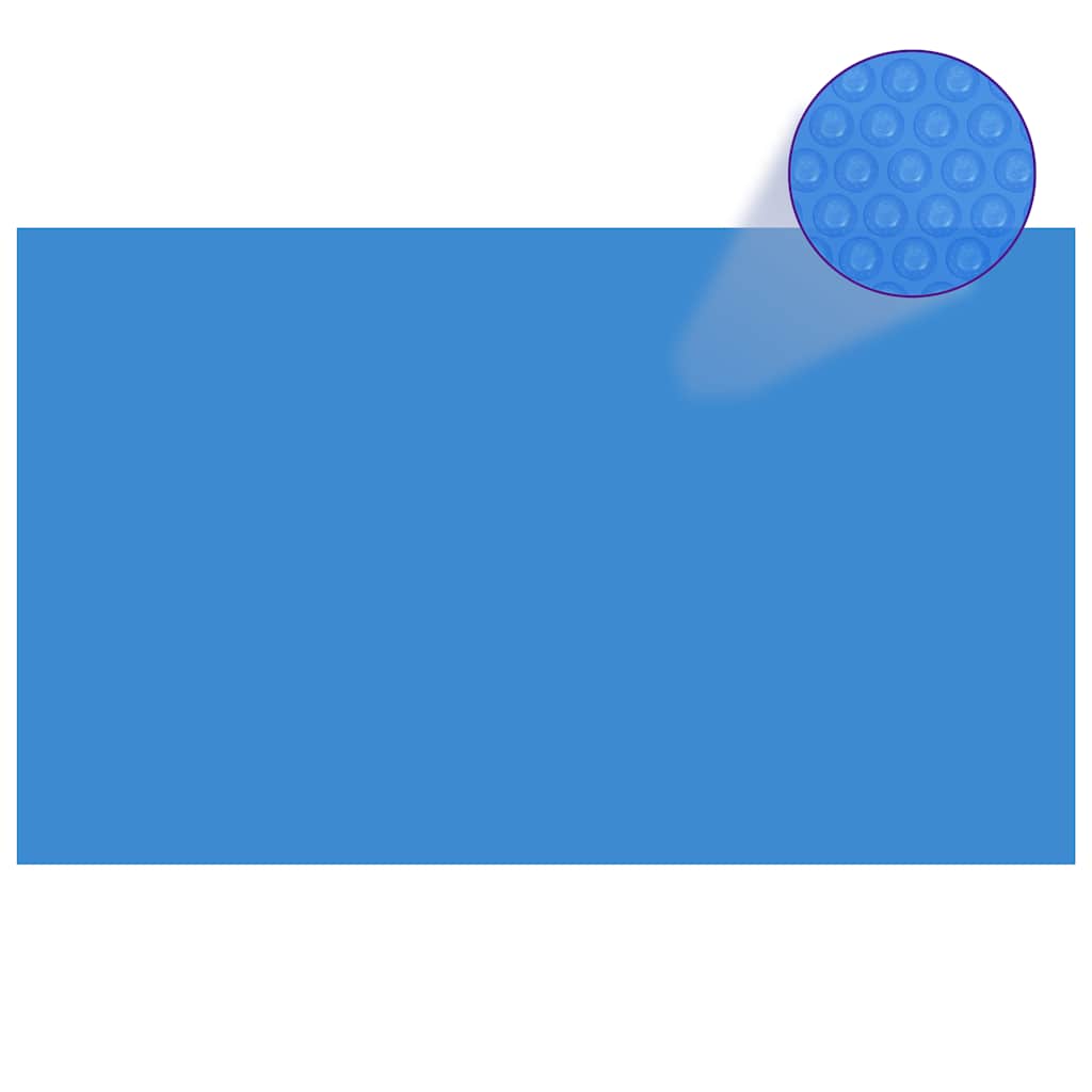 Rechteckige Pool-Abdeckung Pe Blau