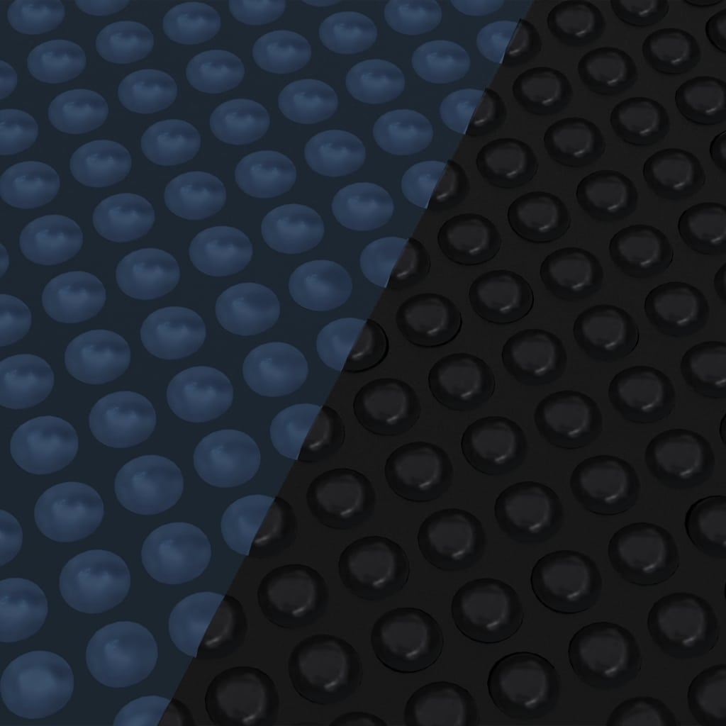 Treibende Pool-Solarplane Pe Schwarz Und Blau