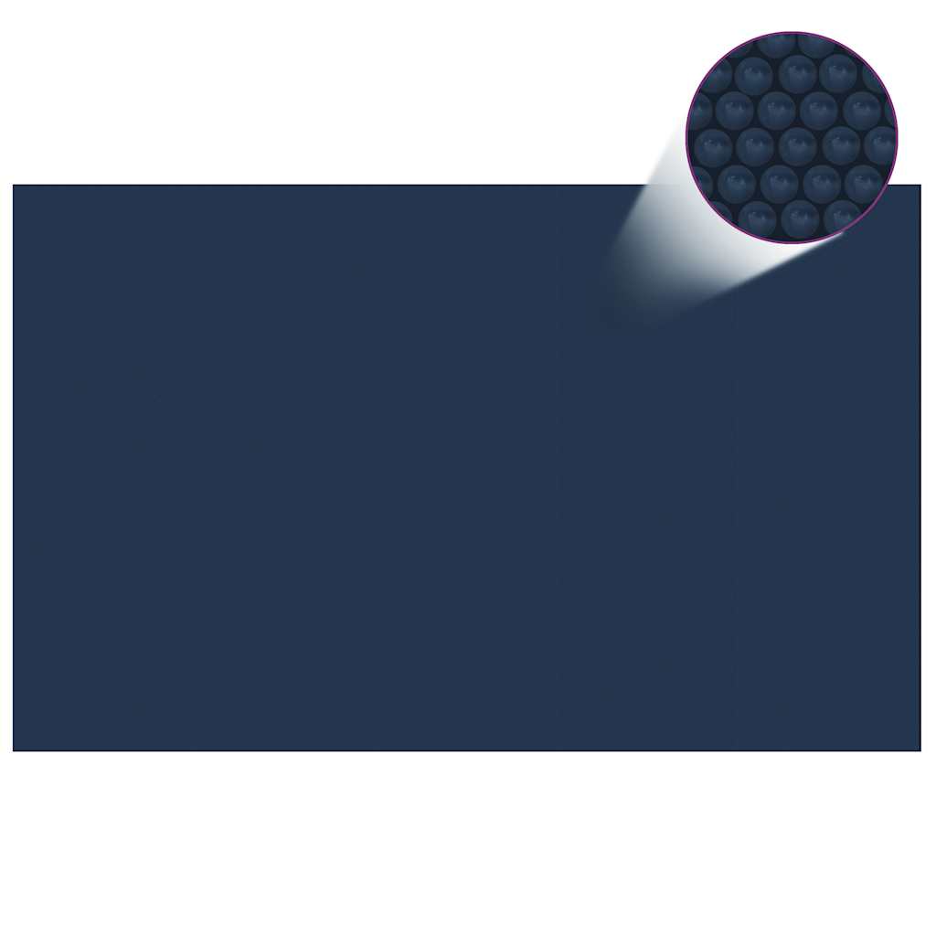Treibende Pool-Solarplane Pe Schwarz Und Blau