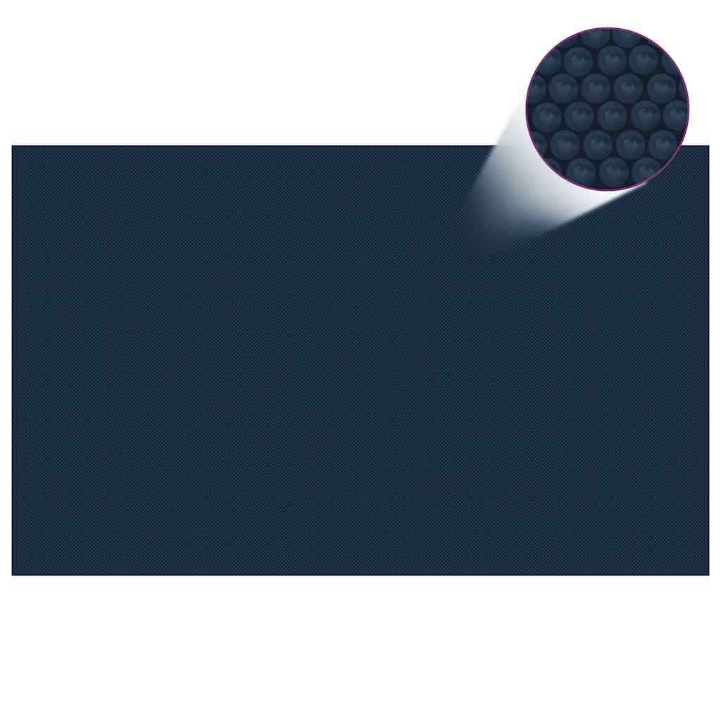 Treibende Pool-Solarplane Pe Schwarz Und Blau