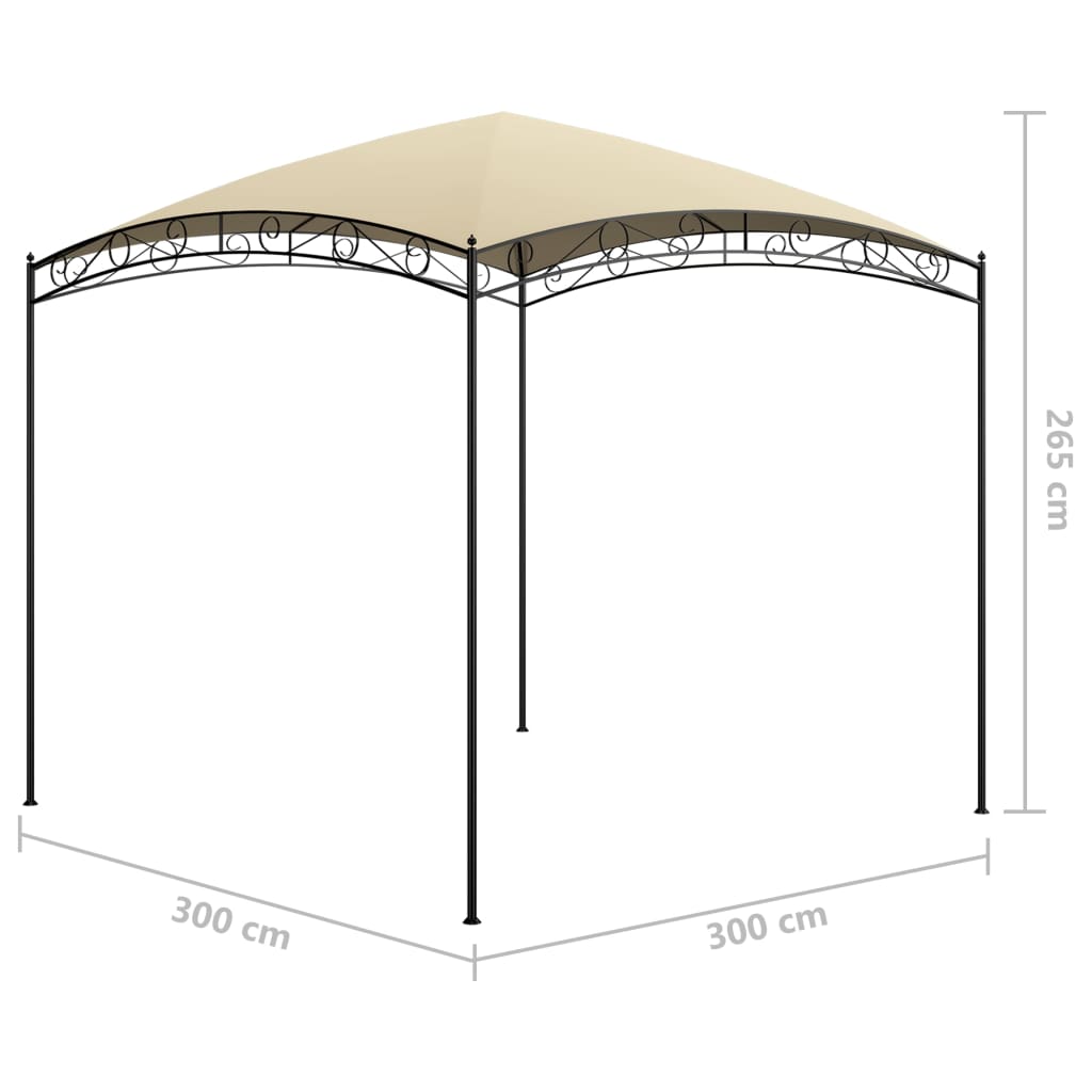 Pavillon 3X3X2,65 M 180 G/M²