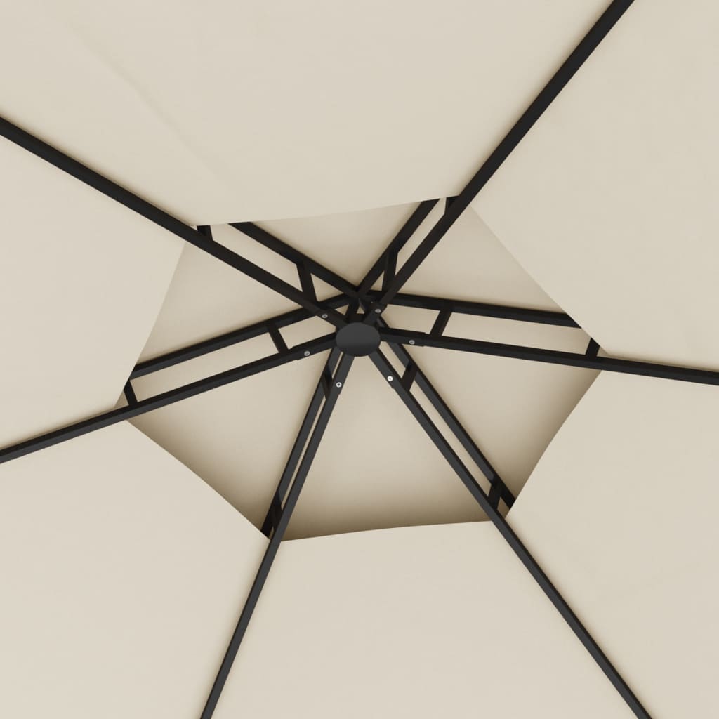 Pavillon Mit Seitenwänden 3,1X2,7 M