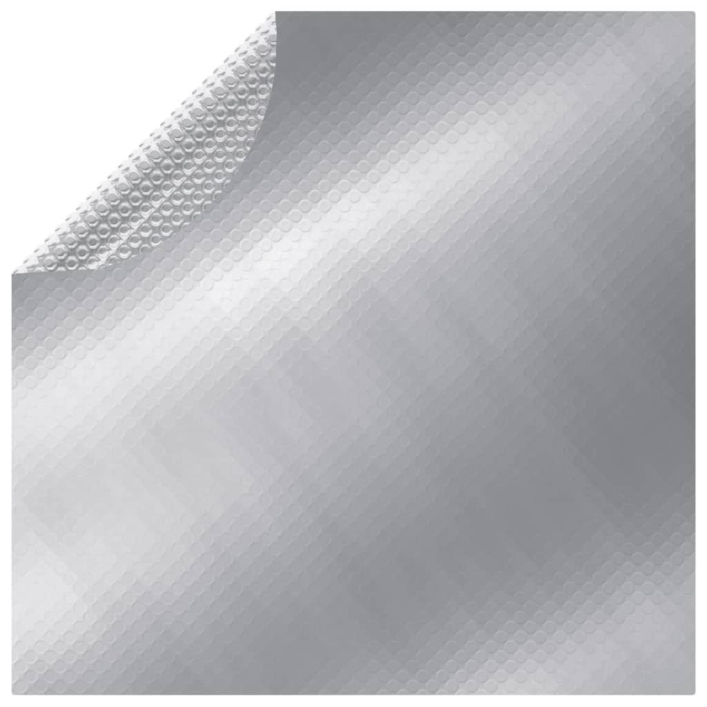 Poolabdeckung Silbern 381 Cm Pe