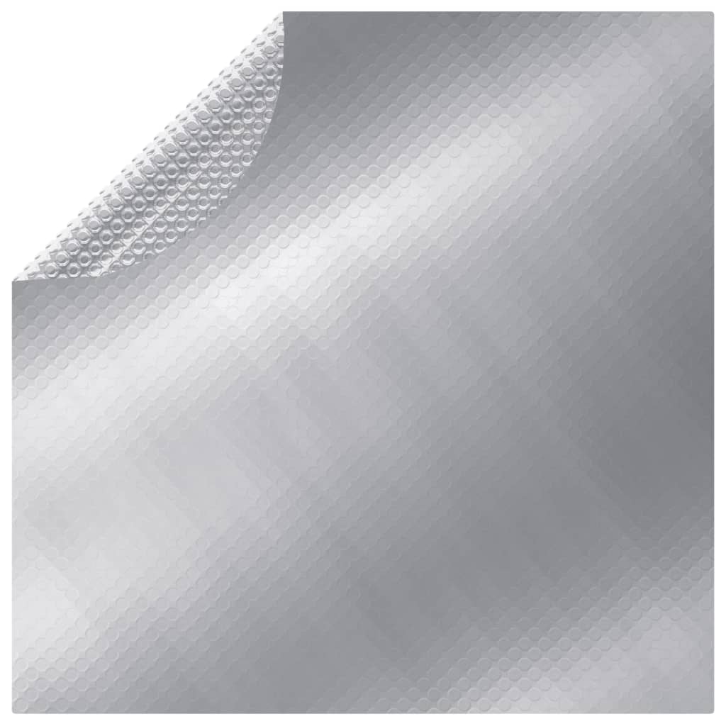 Poolabdeckung Silbern 381 Cm Pe