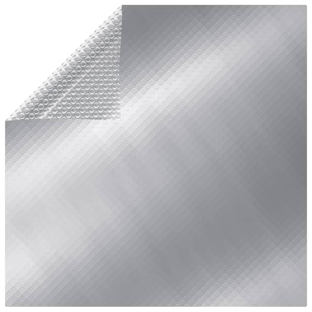 Poolabdeckung Silbern 381 Cm Pe