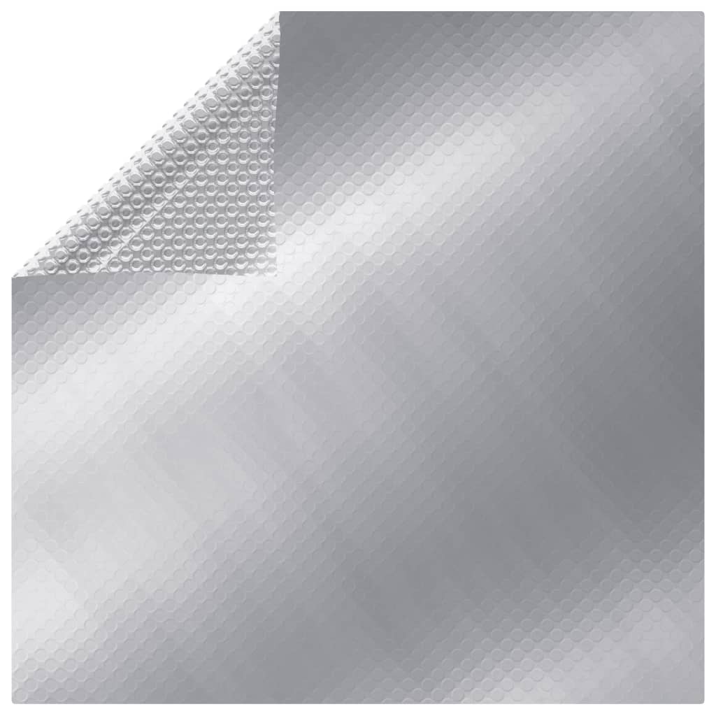 Poolabdeckung Silbern 381 Cm Pe