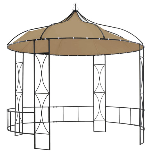 Pavillon 300X290 Cm Taupe Rund