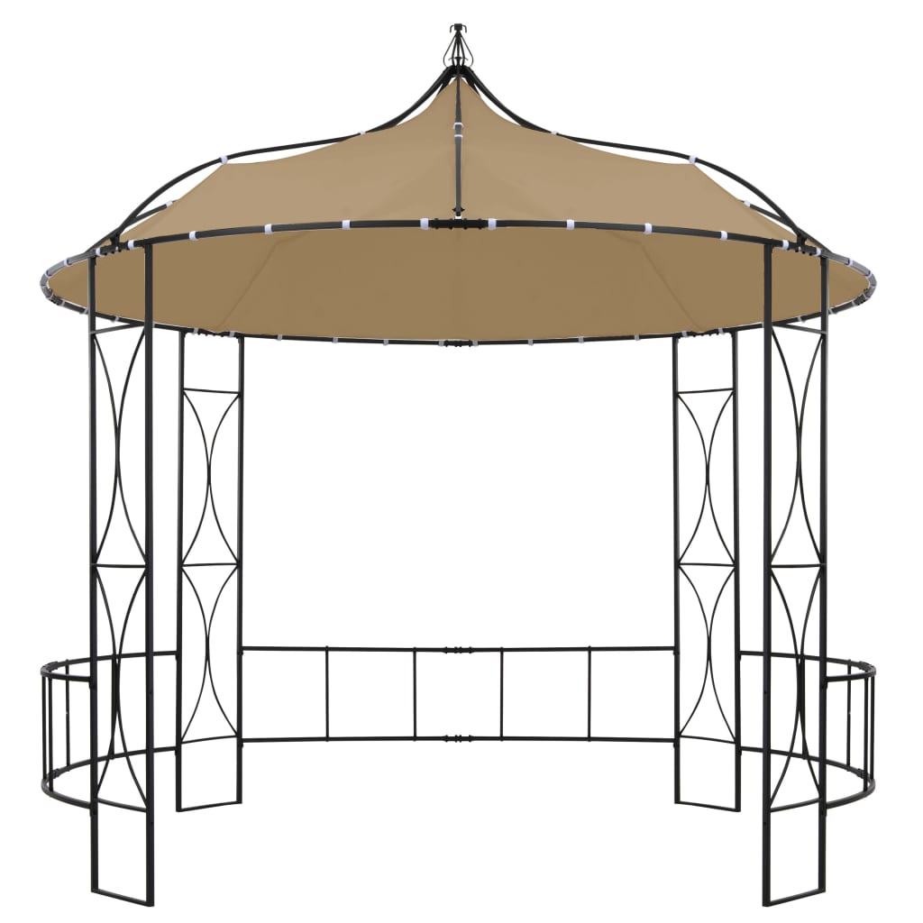 Pavillon 300X290 Cm Taupe Rund