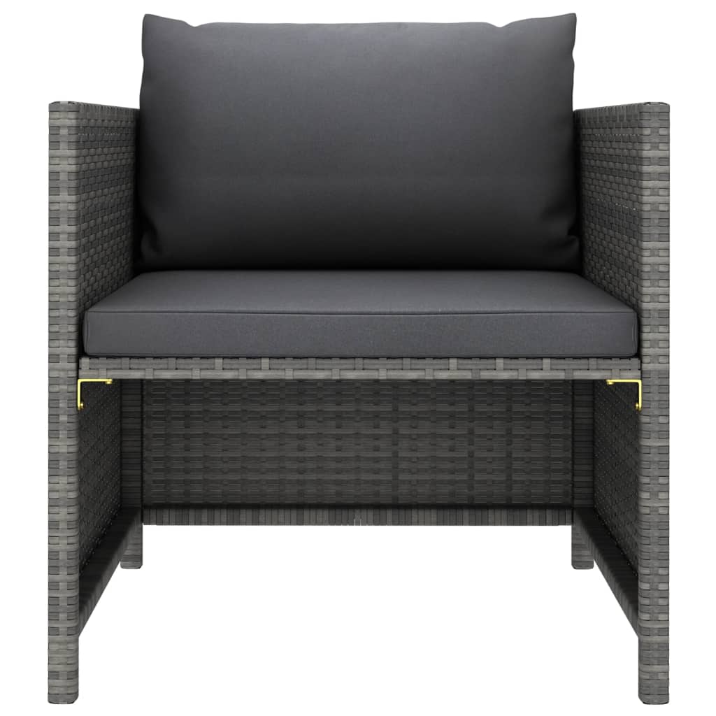 Gartensofa Mit Kissen Poly Rattan