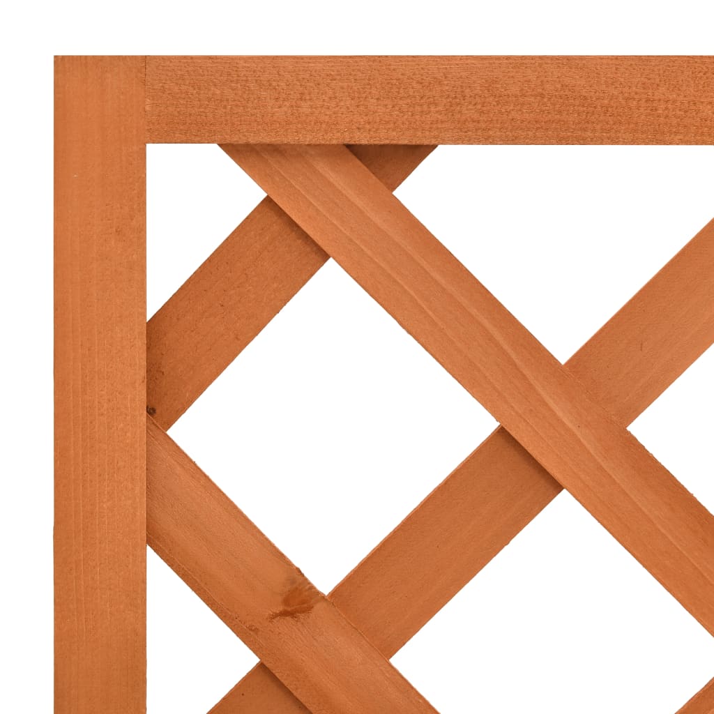 Garten-Spalier Mit Blumenkasten 50X25X90 Cm Tannenholz