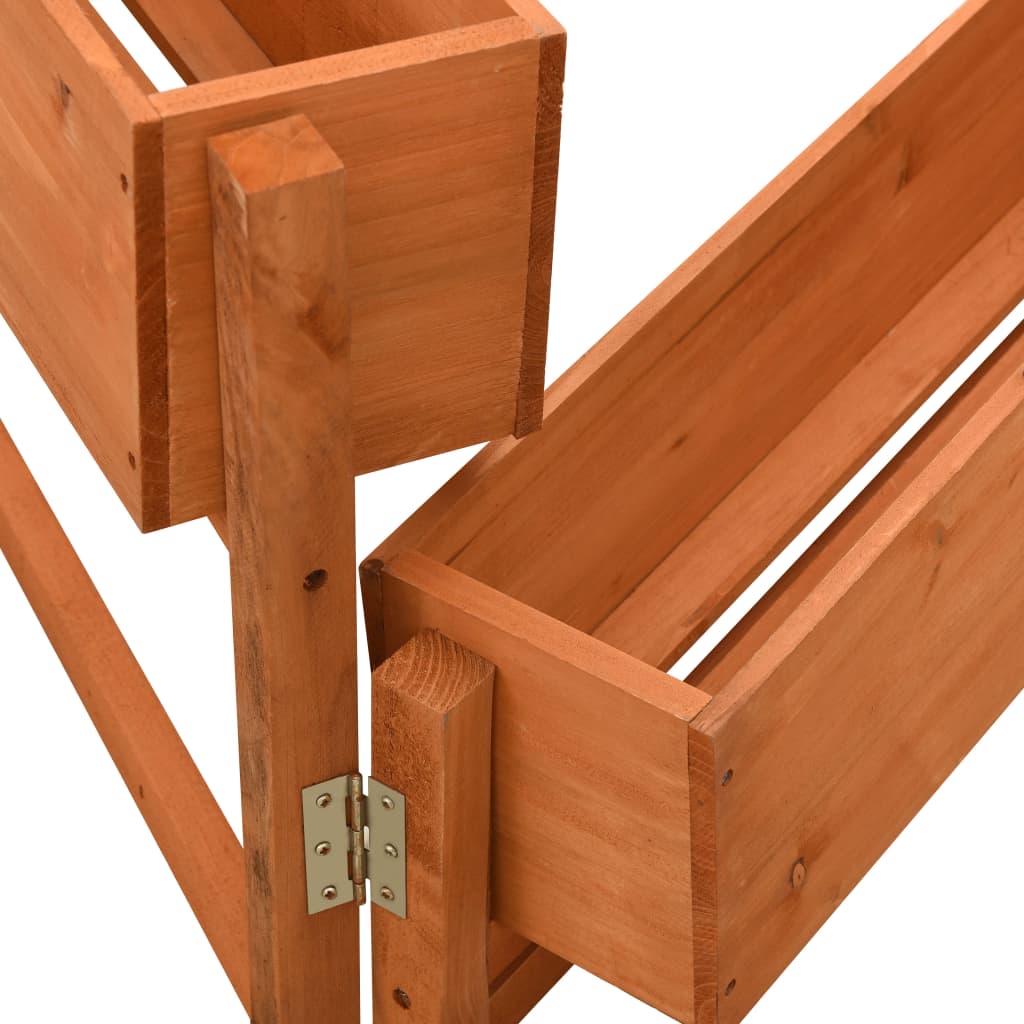 Pflanzkübel Klappbar 60X14X75 Cm Massivholz Tanne
