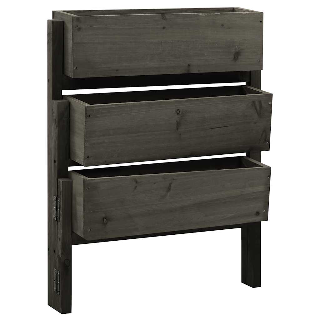 Pflanzkübel Klappbar 60X14X75 Cm Massivholz Tanne