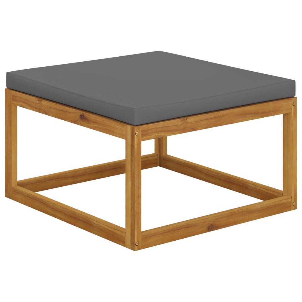 4-Tlg. Garten-Lounge-Set Mit Auflagen Massivholz Akazie