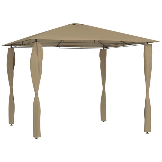 Pavillon 3X3X2,6 M 160 G/M² Taupe