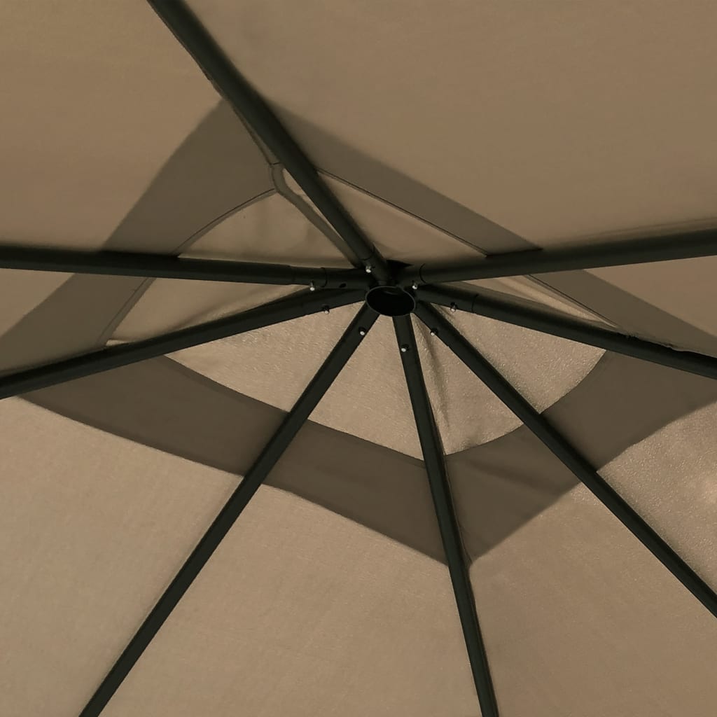 Pavillon 3X3X2,6 M 160 G/M² Taupe