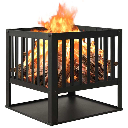 Feuerstelle 40X40X40 Cm Stahl