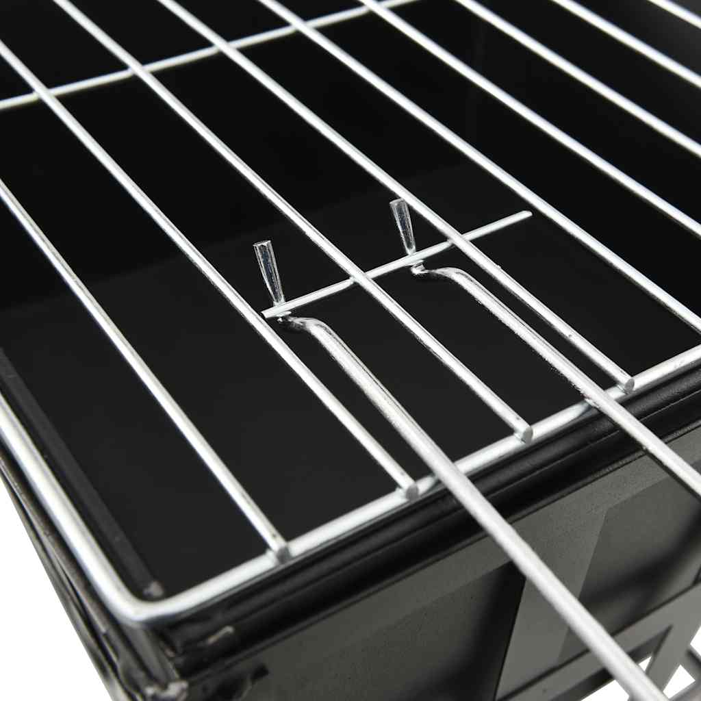 2-In-1 Feuerstelle Und Grill 34X34X48 Cm Stahl Warmweiß