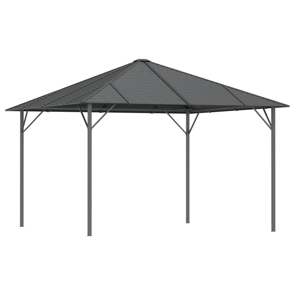Pavillon Mit Dach Anthrazit