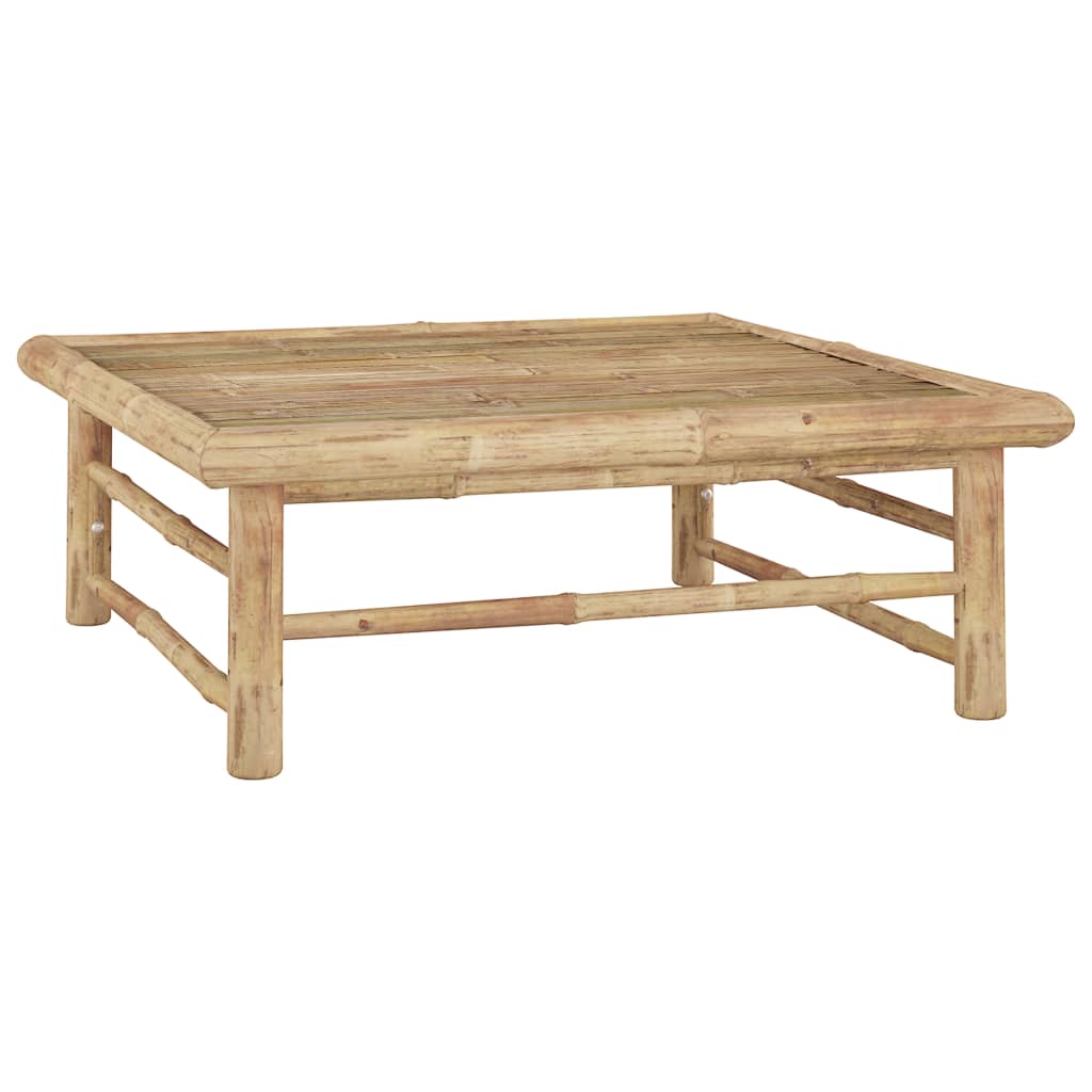 7-Tlg. Garten-Lounge-Set Mit En Kissen Bambus