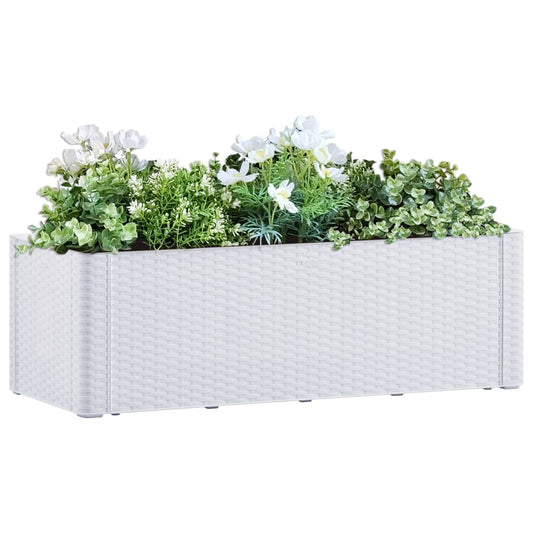 Garten-Hochbeet Mit Selbstbewässerungssystem Weiß