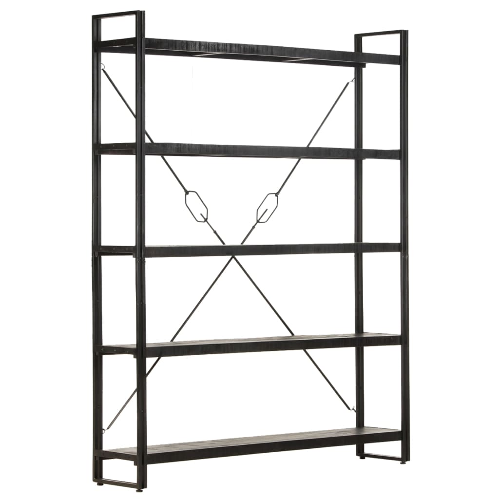 Bücherregal 3 Fächer Mango Massivholz