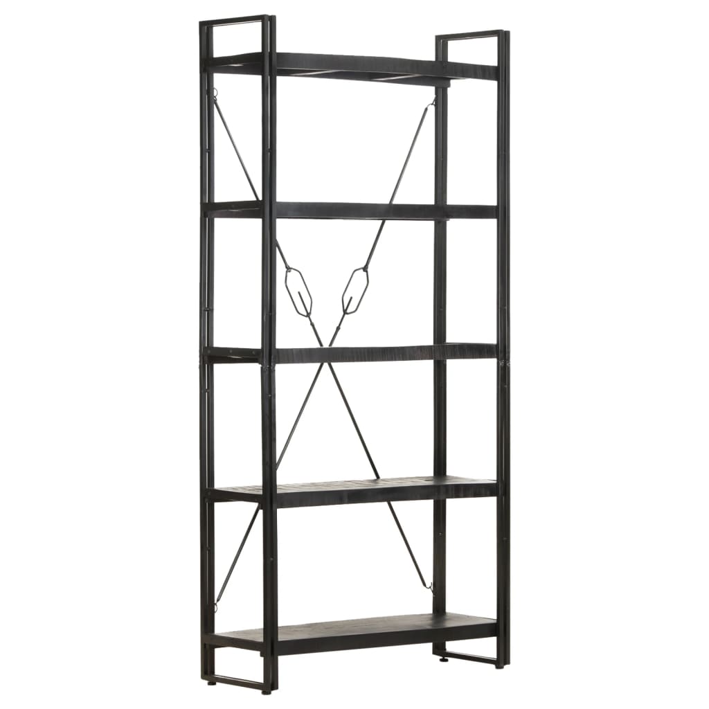 Bücherregal 3 Fächer Mango Massivholz