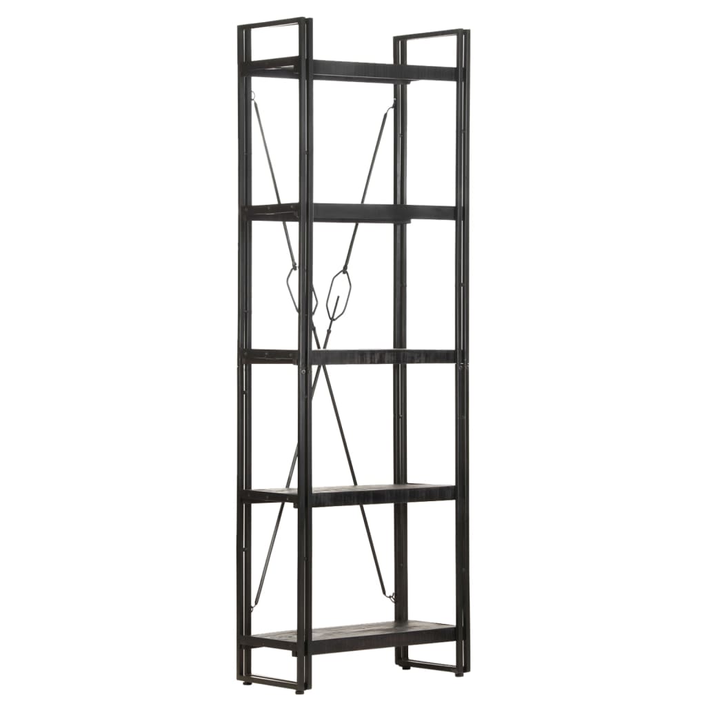 Bücherregal 3 Fächer Mango Massivholz
