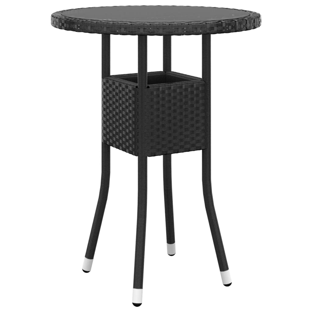 3-Tlg. Garten-Essgruppe Poly Rattan