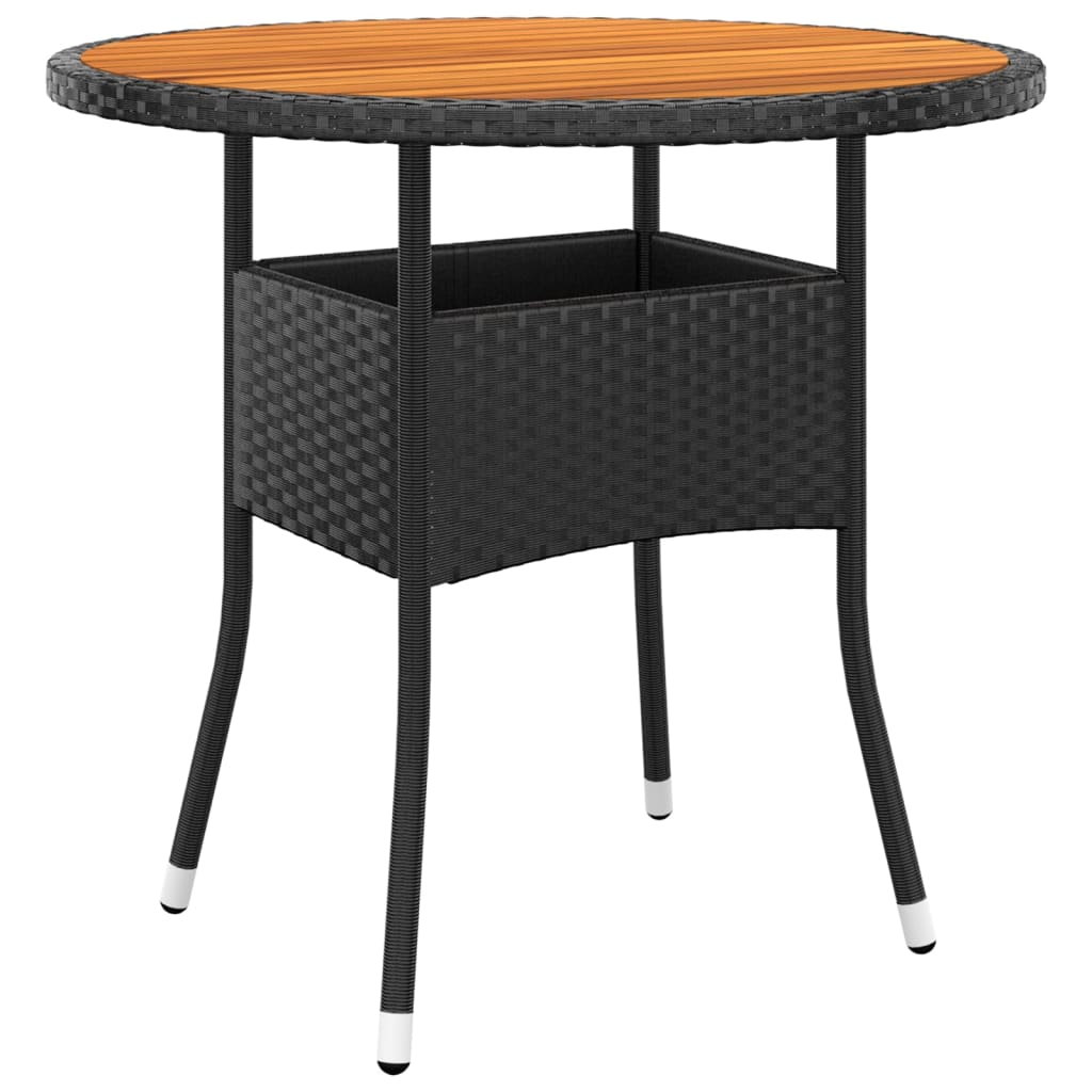 3-Tlg. Garten-Essgruppe Poly Rattan