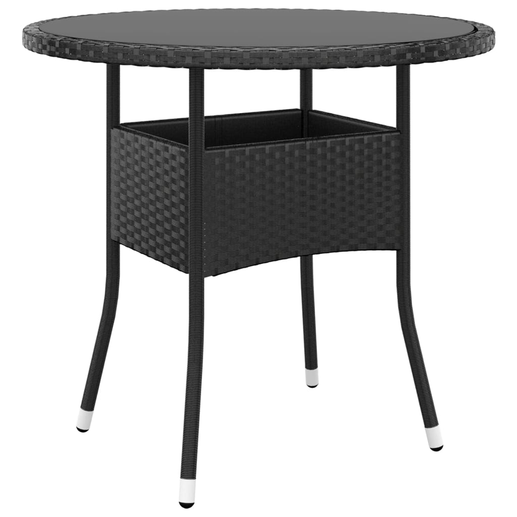 5-Tlg. Garten-Essgruppe Poly Rattan
