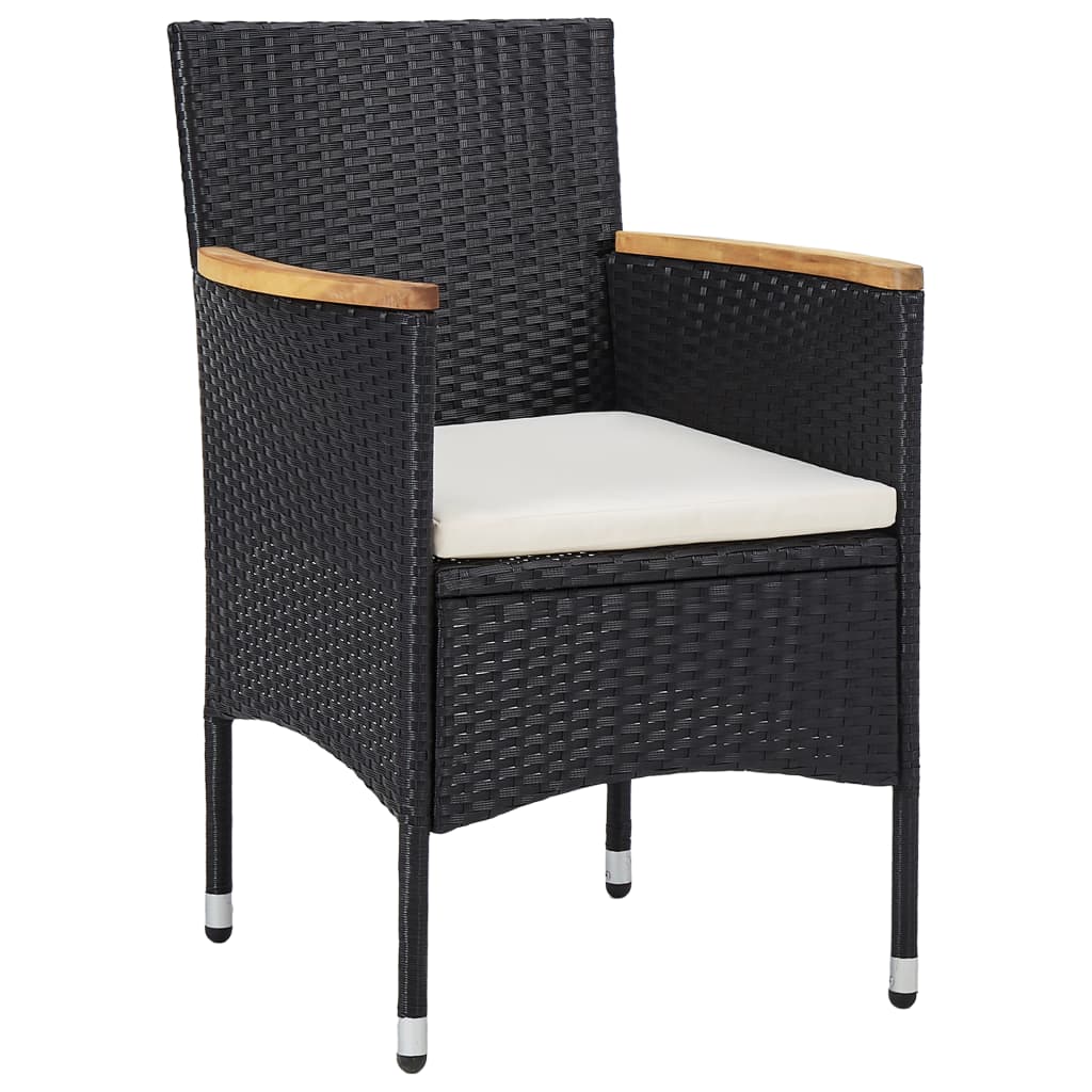 5-Tlg. Garten-Essgruppe Poly Rattan