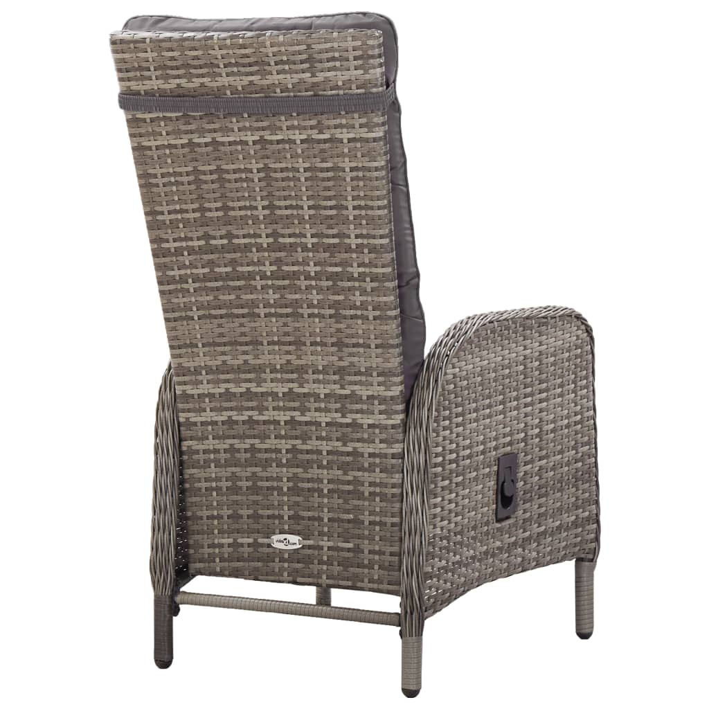 3-Tlg. Garten-Bistro-Set Poly Rattan