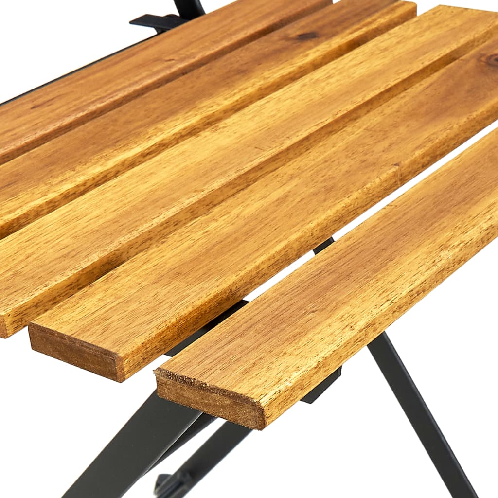 5-Tlg. Garten-Essgruppe Klappbar Akazie Massivholz