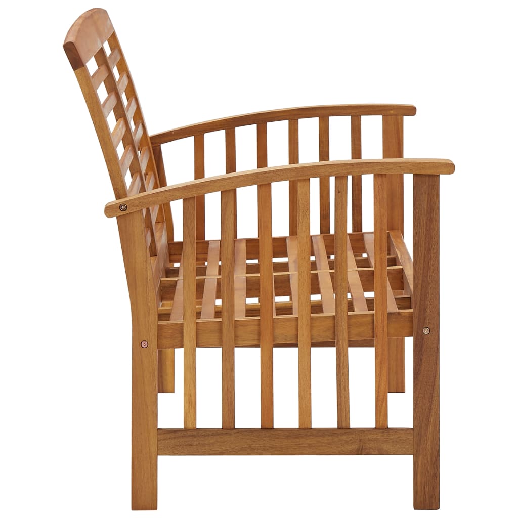 3-Tlg. Garten-Lounge-Set Massivholz Akazie