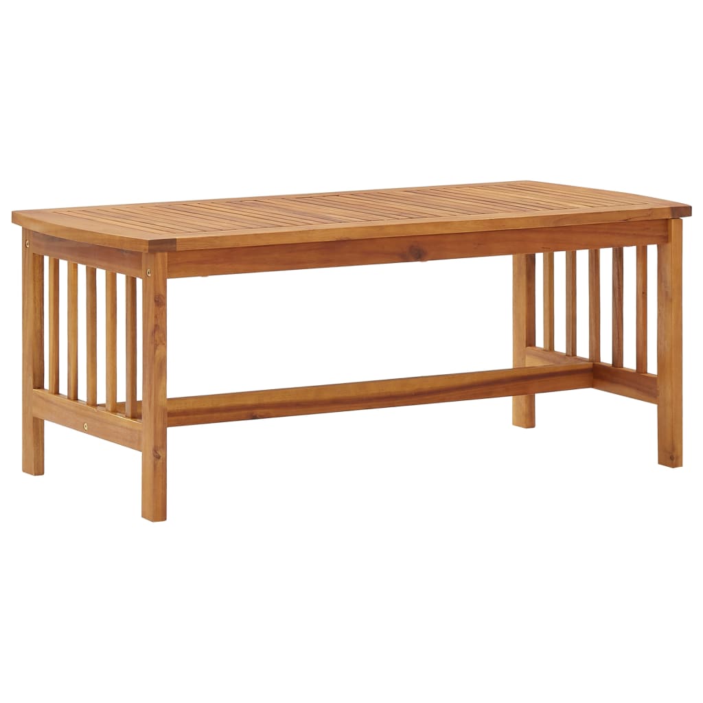 4-Tlg. Garten-Lounge-Set Mit Auflagen Massivholz Akazie Dunkelgrau