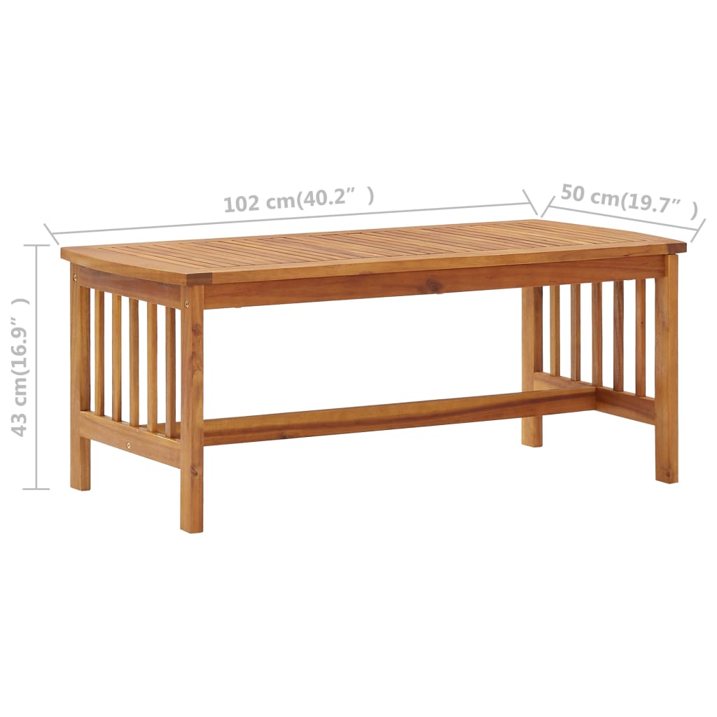 4-Tlg. Garten-Lounge-Set Mit Auflagen Massivholz Akazie Dunkelgrau