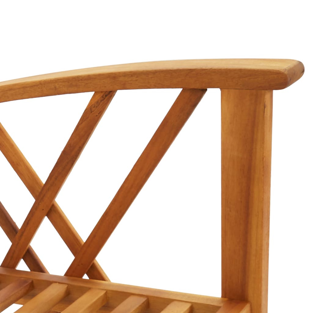 4-Tlg. Garten-Lounge-Set Massivholz Akazie