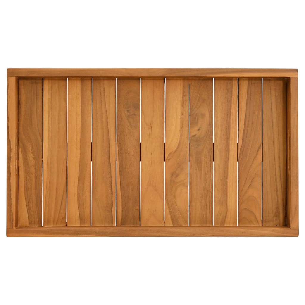 Serviertablett Massivholz Teak
