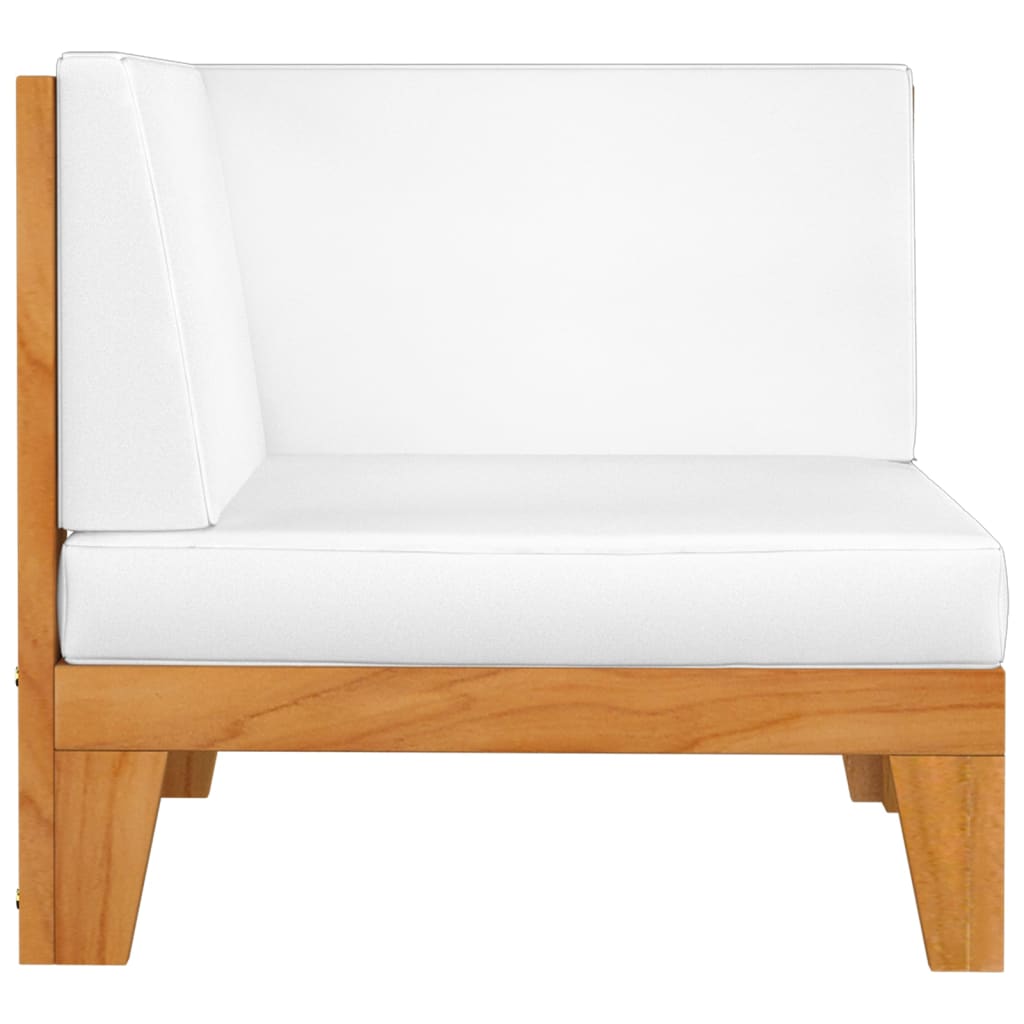 7-Tlg. Garten-Lounge-Set Mit Kissen Massivholz Akazie