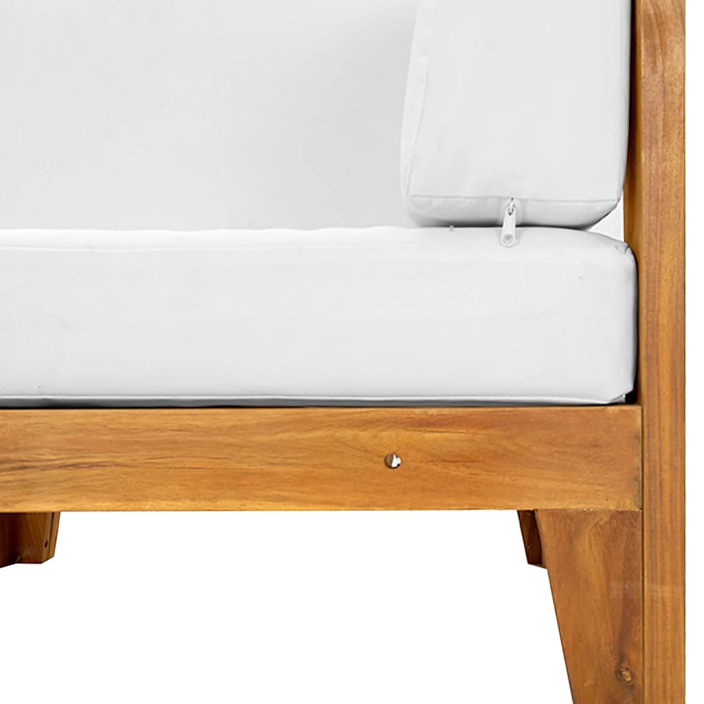 7-Tlg. Garten-Lounge-Set Mit Kissen Massivholz Akazie