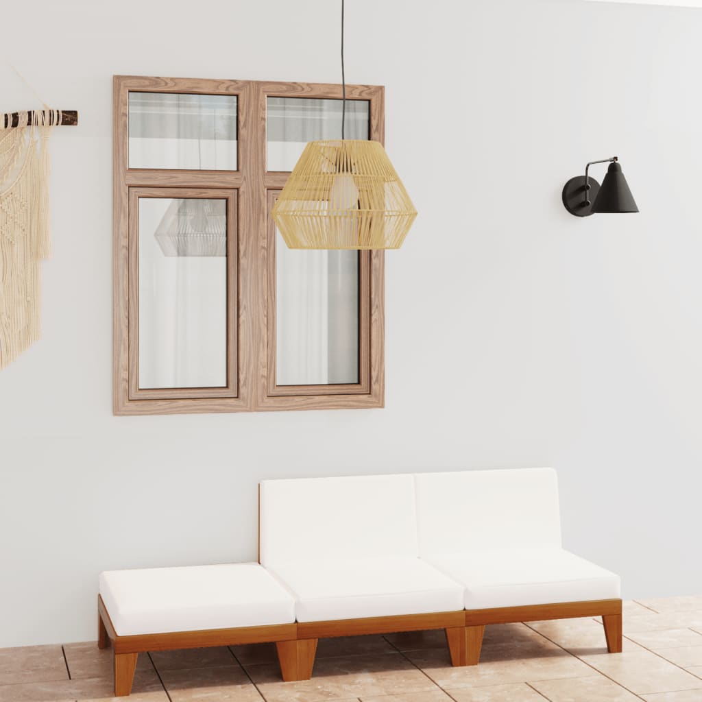 7-Tlg. Garten-Lounge-Set Mit Kissen Massivholz Akazie