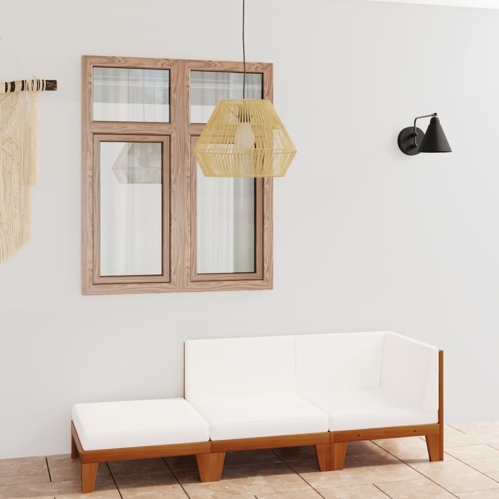 7-Tlg. Garten-Lounge-Set Mit Kissen Massivholz Akazie
